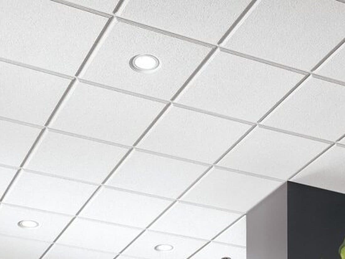 Hygienic acoustic ceiling, cardiac wing